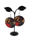 African Woman Earrings
