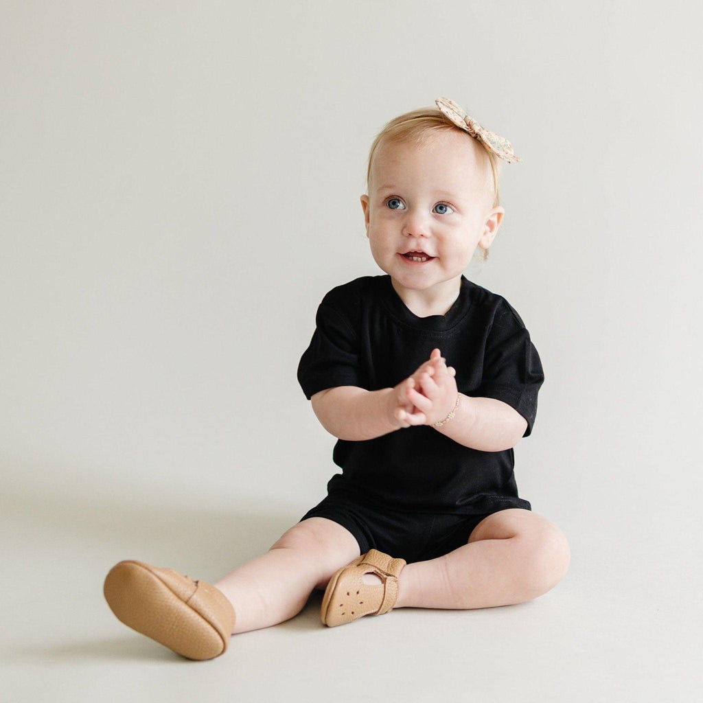 Bamboo Tee & Bike Shorts - sold as separates